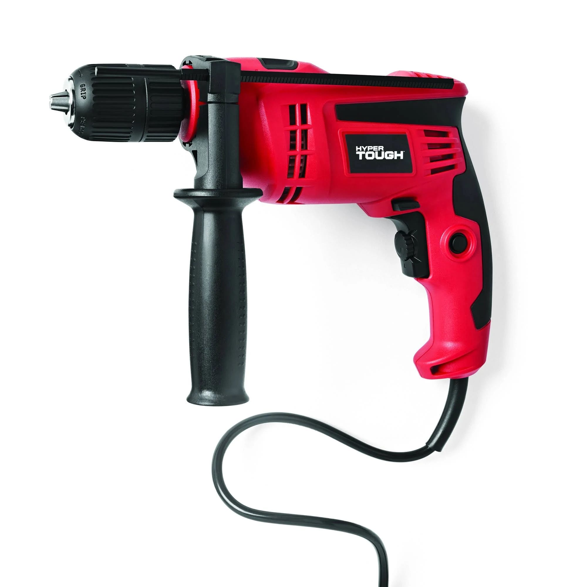 Hyper Tough Corded Hammer Drill: High-Powered, Keyless Chuck, and 120V Efficiency | Image