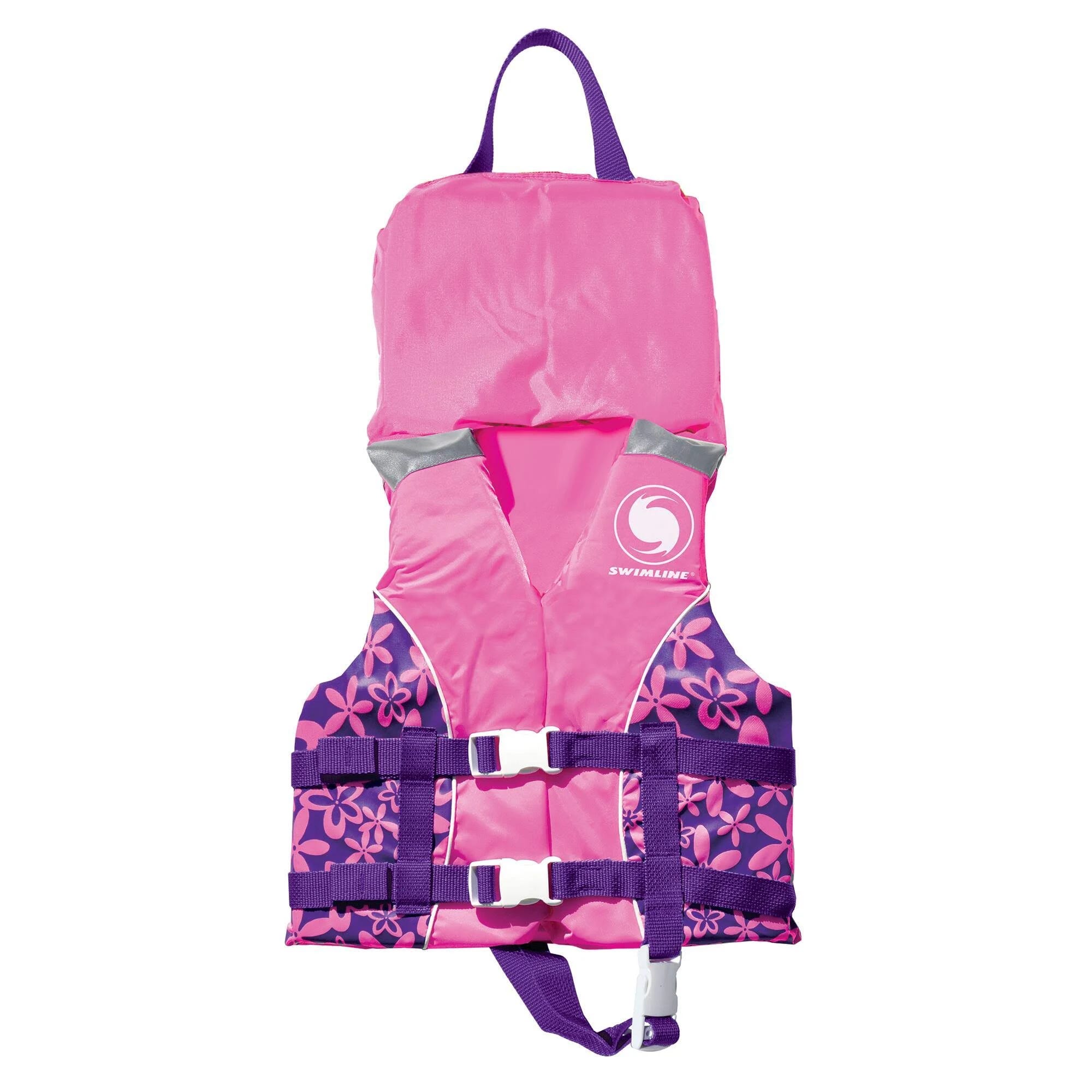 Swim Central: Pink Infant Life Jacket Vest for Girls | Image