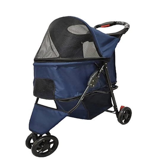 amoroso-single-jogger-pet-stroller-blue-red-1