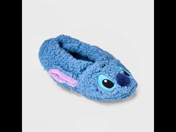 disney-womens-lilo-stitch-fluffy-slipper-socks-with-grippers-blue-s-m-1