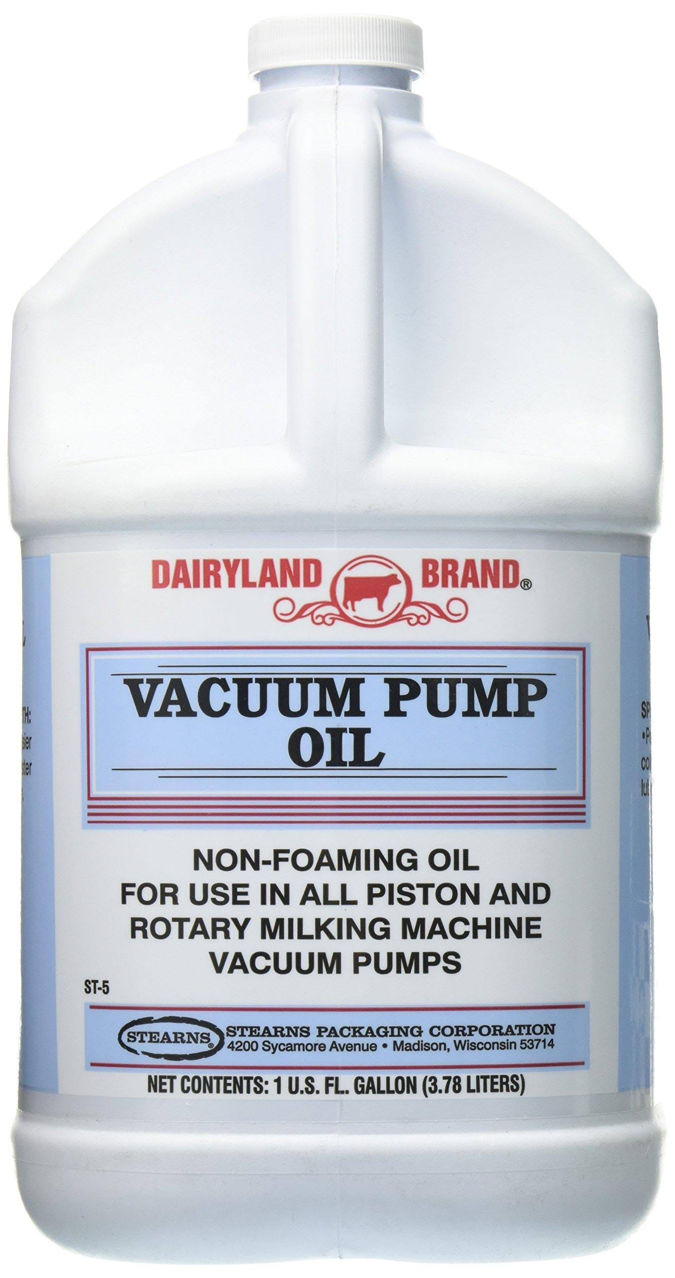 Stearns 1-Gal Vacuum Pump Oil for Milking Machines | Image