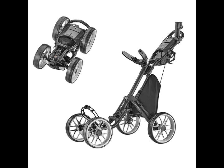 caddytek-caddycruiser-one-version-8-one-click-folding-4-wheel-golf-push-cart-dark-grey-1