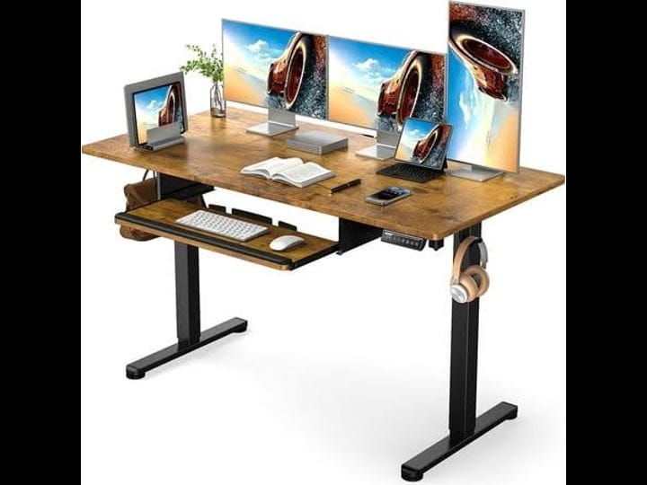 55x28-inches-adjustable-height-electric-standing-desk-with-keyboard-traysit-stand-up-desk-computer-d-1