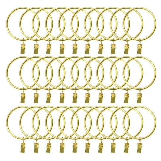 30-pack-strong-iron-metal-curtain-rings-with-clips-2-5-inch-diameter-decorative-drapery-rustproof-cu-1