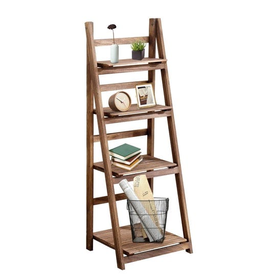 babion-4-tier-ladder-shelf-industrial-leaning-bookshelves-ladder-bookcase-wooden-shelf-with-stable-f-1