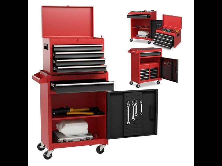 goplus-tool-chest-5-drawer-rolling-tool-storage-cabinet-with-detachable-top-tool-box-blackred-5-draw-1