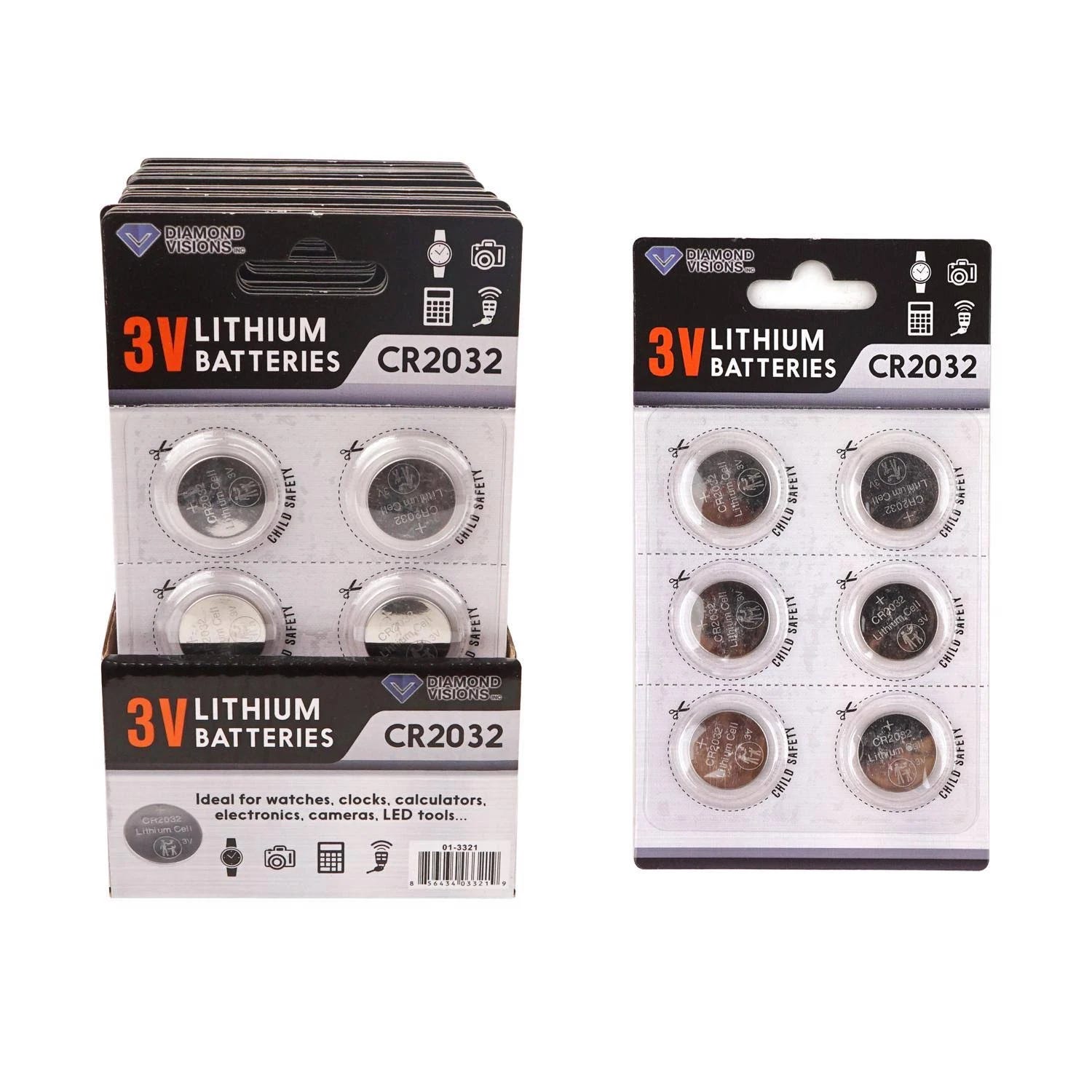 Button Battery Pack of 6 for Various Devices | Image
