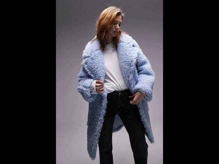 topshop-faux-fur-coat-in-light-blue-1