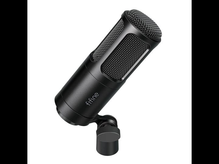 fifine-xlr-dynamic-microphone-vocal-podcast-microphone-with-cardioid-pattern-studio-metal-mic-for-st-1