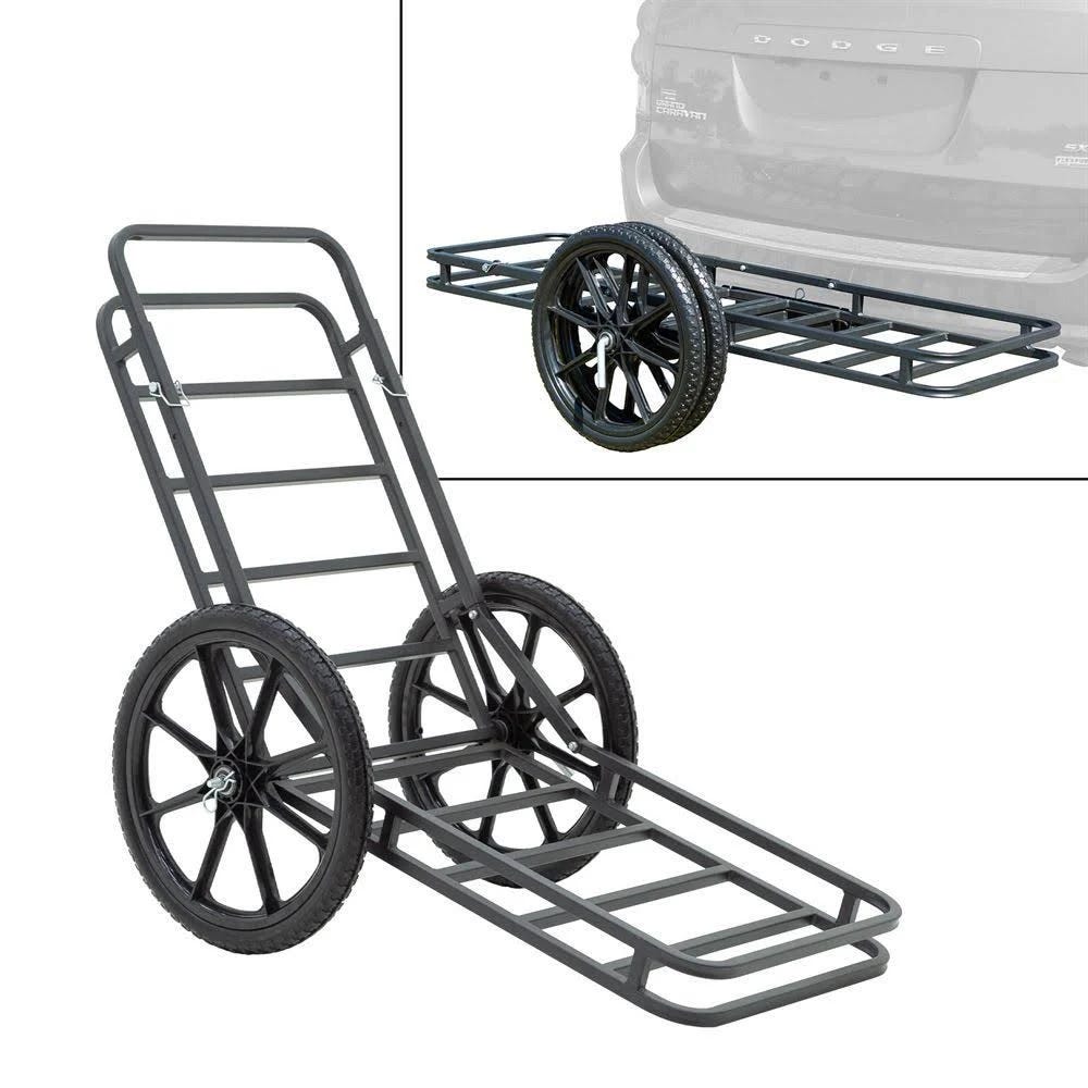 Elevate Outdoor Hitch-Mounted Cargo Carrier and Game Cart for Adventures | Image