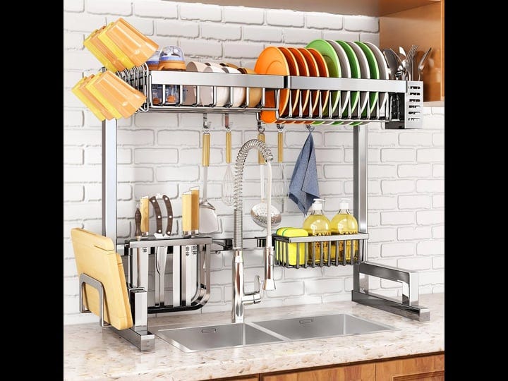 sntd-over-the-sink-dish-drying-rack-full-stainless-steel-adjustable-26-8-to-34-6-large-dish-drying-r-1