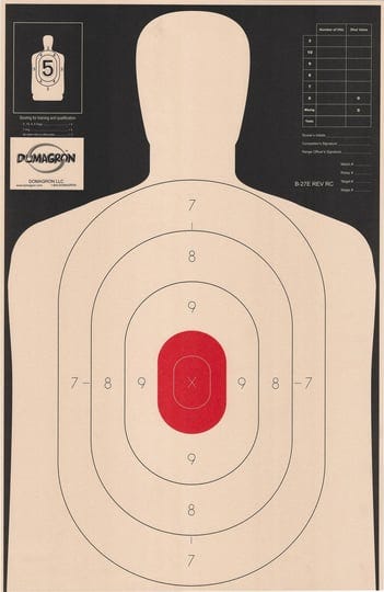 b-27-e-50-yard-reverse-silhouette-target-w-red-center-pack-of-101