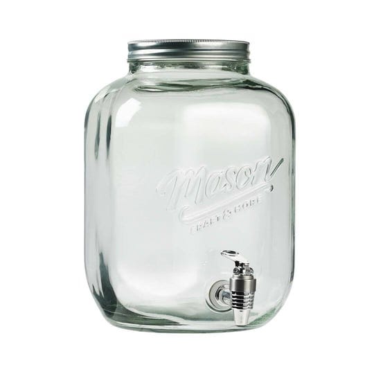 tabletops-unlimited-mason-glass-drink-dispenser-with-metal-lid-clear-3-gallon-1