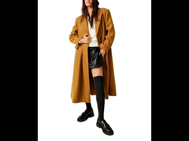 free-people-womens-victoria-skirted-coat-tan-beige-size-m-camel-1