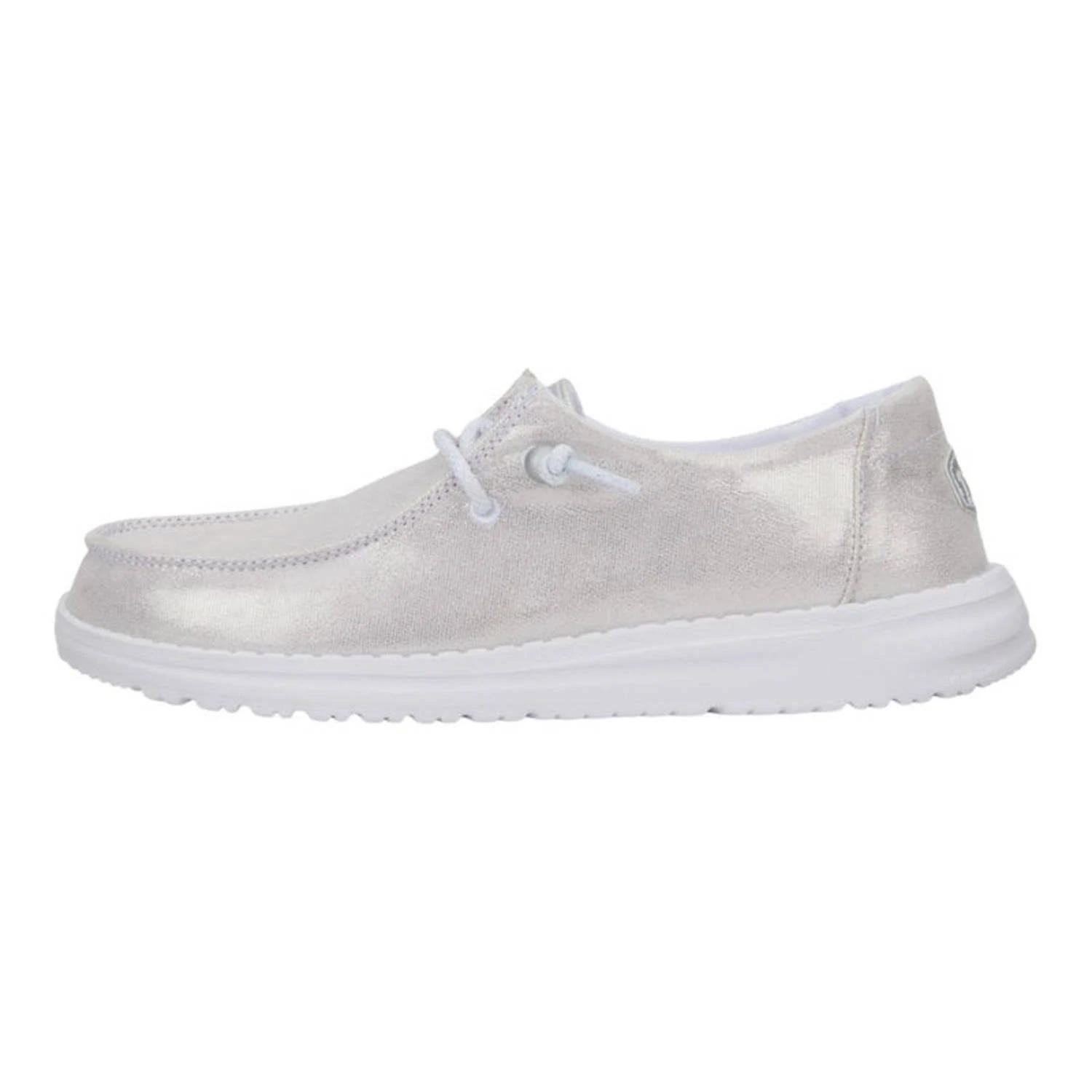 Shimmering Metallic Shoe for Women's Style and Coziness | Image