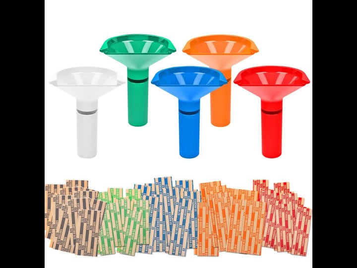 budgetizer-coin-counters-coin-sorters-tubes-set-of-5-color-coded-coin-tubes-and-assorted-coin-rolls--1