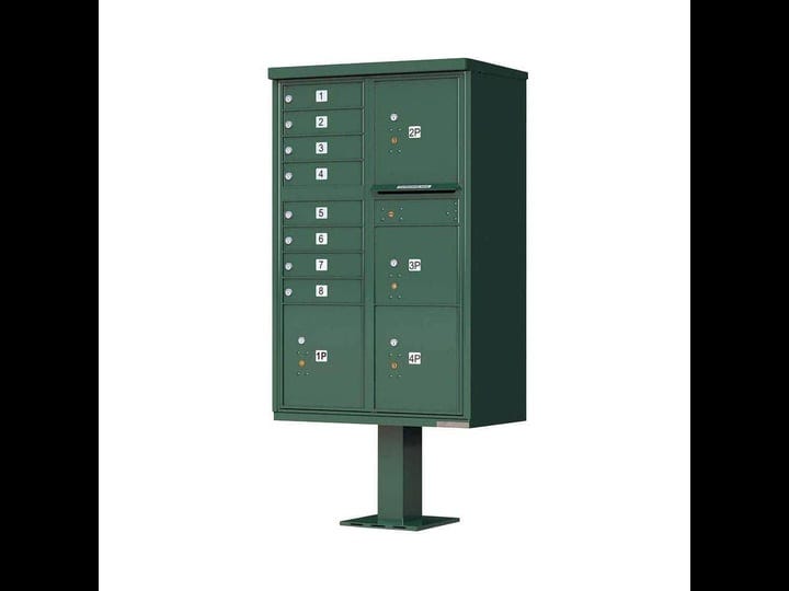 cbu-commercial-mailboxes-8-door-with-4-parcel-lockers-green-1