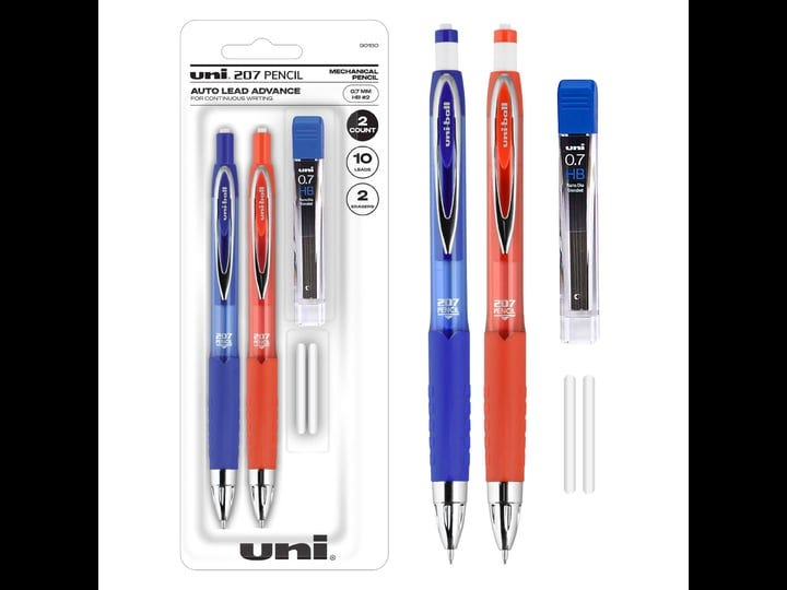 uniball-signo-207-mechanical-pencil-starter-kit-0-7mm-hb-2-office-supplies-by-uni-ball-like-ink-pens-1