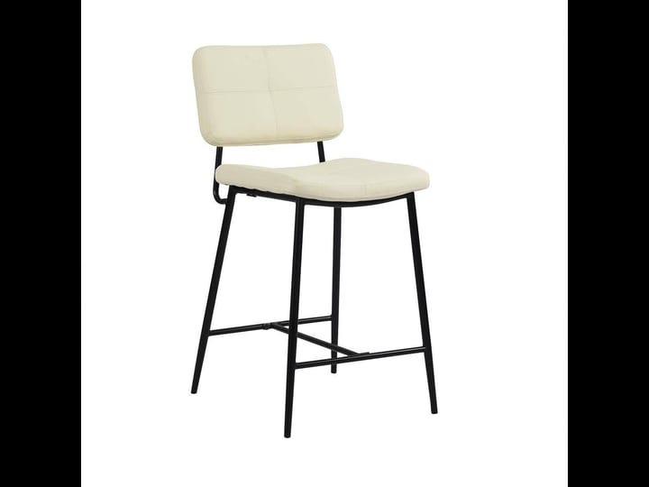 homeroots-set-of-two-36-cream-faux-leather-and-black-low-back-counter-height-bar-chairs-1