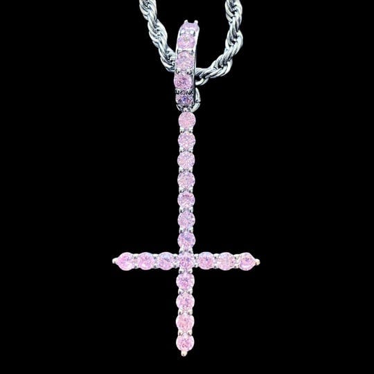 pink-cross-necklace-iced-out-pink-cubic-zirconia-silver-plated-cross-pendant-stainless-steel-chain-l-1