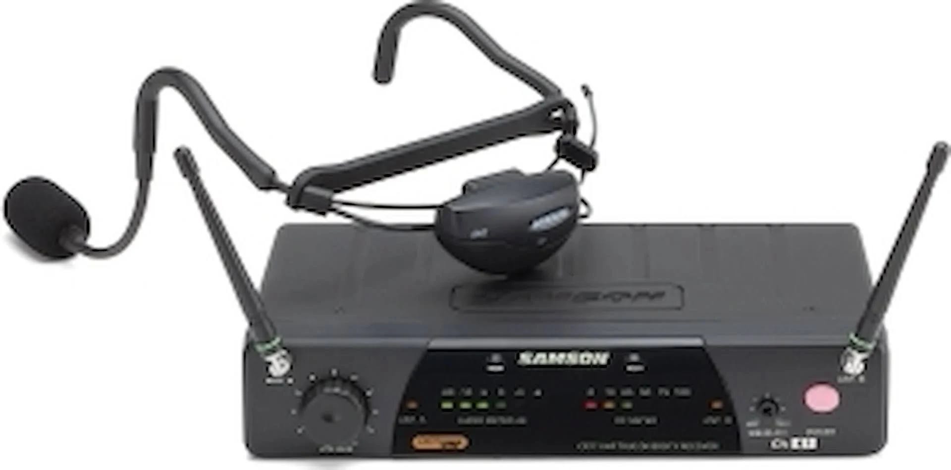 Samson Airline 77 Wireless Fitness Headset Microphone System - K6 for Instructors and Performers | Image