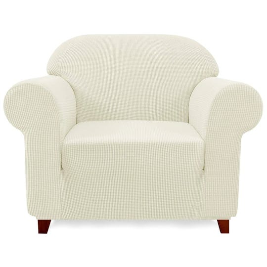 subrtex-stretch-1-piece-textured-grid-armchair-slipcover-ivory-1