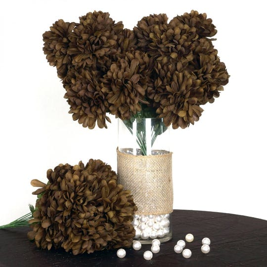 efavormart-56-large-chrysanthemum-mums-balls-artificial-wedding-flowers-4-bushes-brown-1