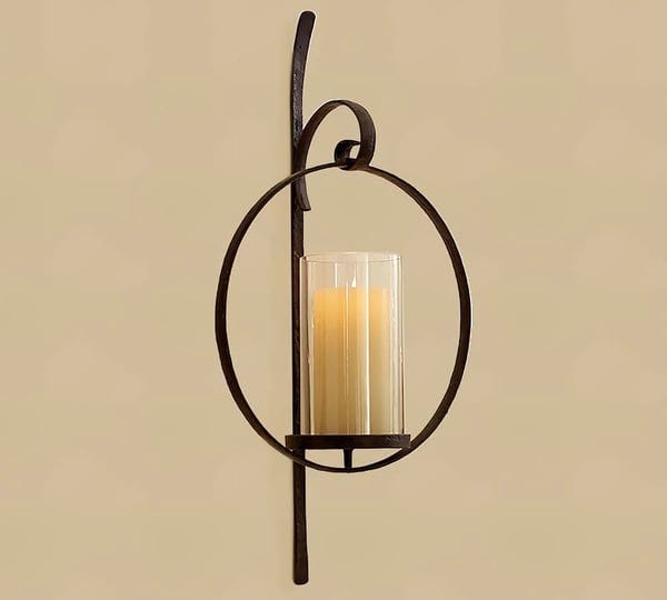 artisanal-wall-mount-candleholder-sconce-30-5h-iron-pottery-barn-1