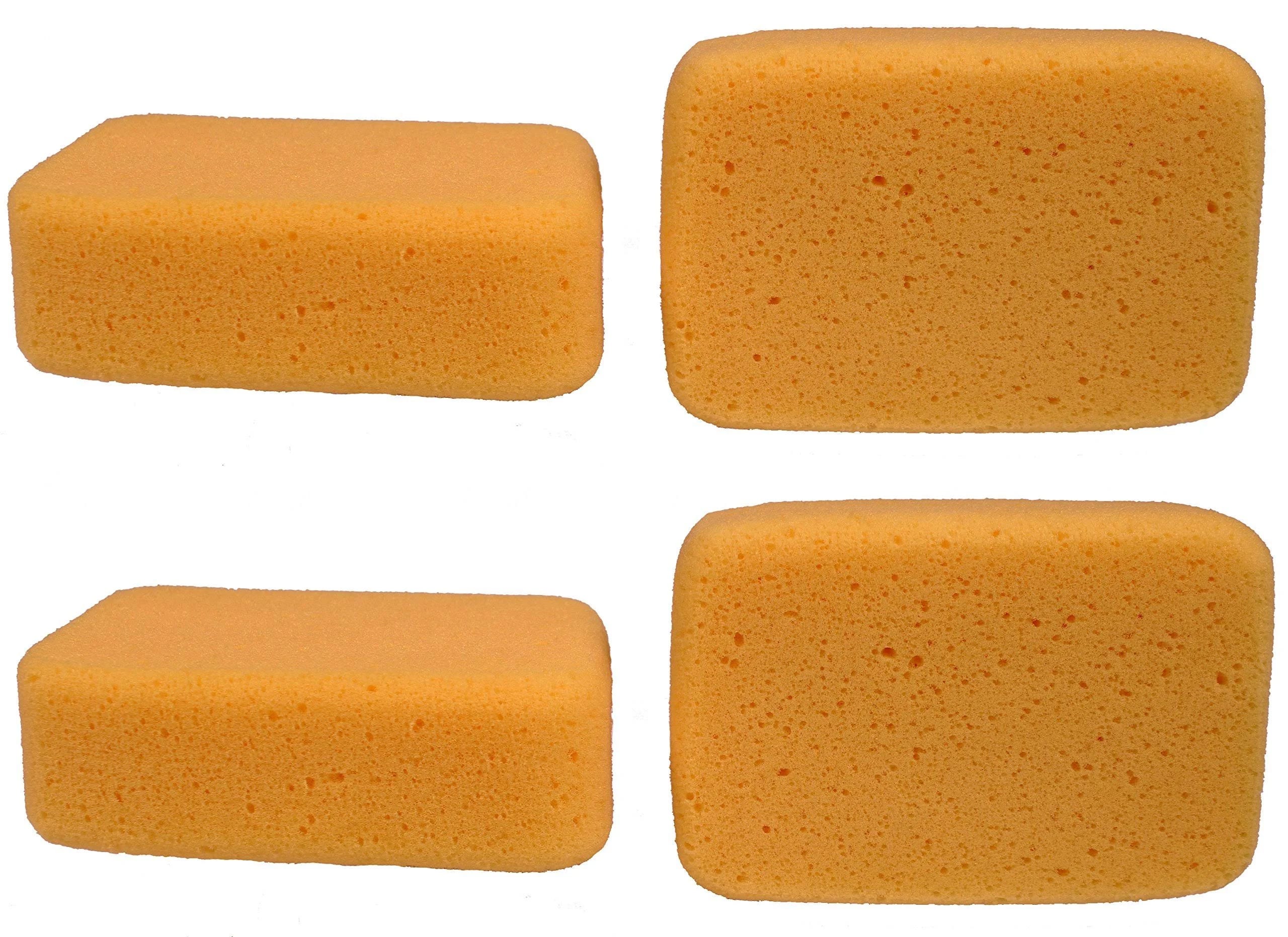 Creative Hobbies Value Pack of 4 Synthetic Silk Sponge for Painting, Crafts, Grout Cleaning, and More | Image