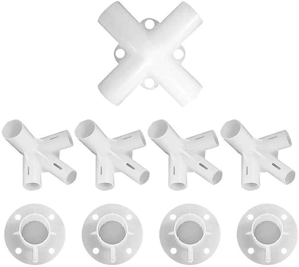 lobergel-9pcs-white-tent-replacement-spare-parts-canopy-fitting-spare-parts-for-10x10-outdoor-canopy-1