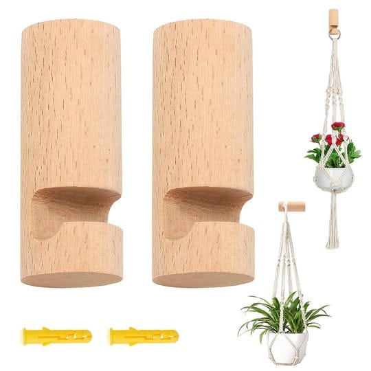 egomyron-2-pack-wood-ceiling-hooks-for-hanging-plants-heavy-duty-plant-hangers-hook-for-hanging-stri-1