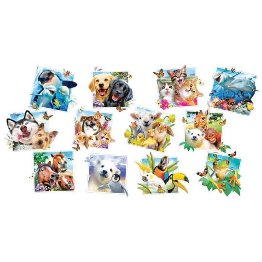 lafayette-puzzle-factory-animal-selfies-multi-shaped-jigsaw-puzzle-1