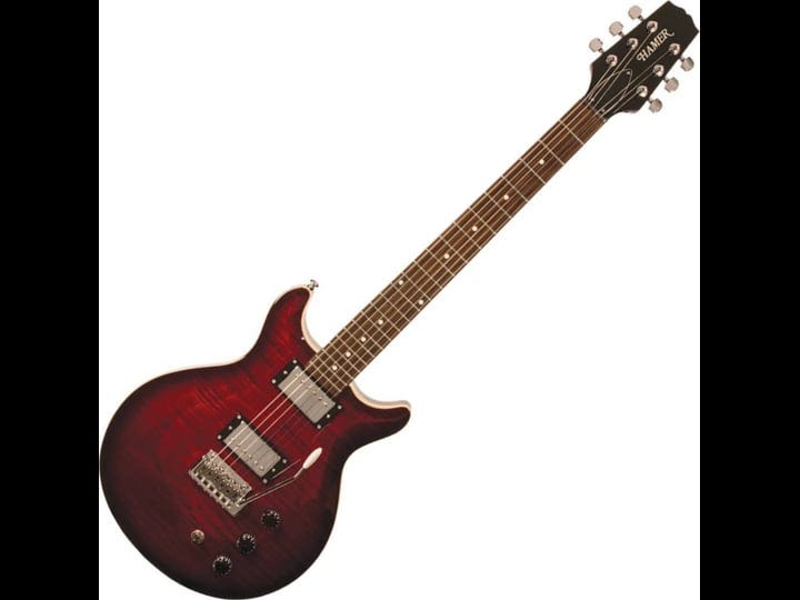 hamer-sunburst-archtop-electric-guitar-dark-cherry-burst-1