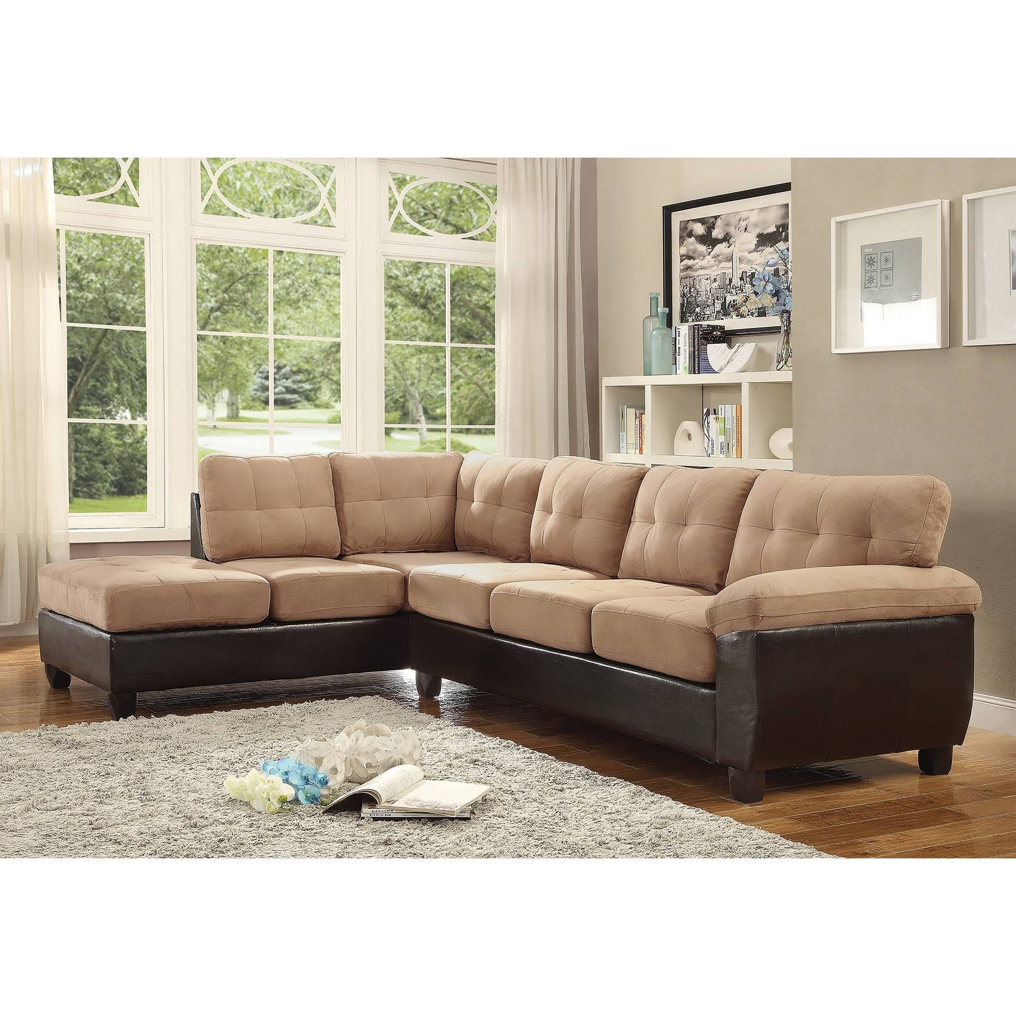 Comfortable Microfiber Sectional Sofa | Image