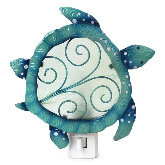 beachcombers-blue-sea-turtle-night-light-electric-capiz-shell-and-metal-7-watt-green-1