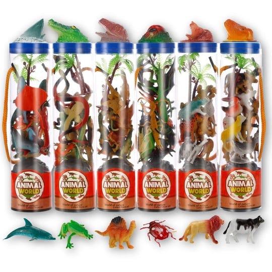 liberty-imports-mini-animal-figure-toys-in-tubes-78-piece-set-includes-farm-zoo-safari-dinosaur-inse-1