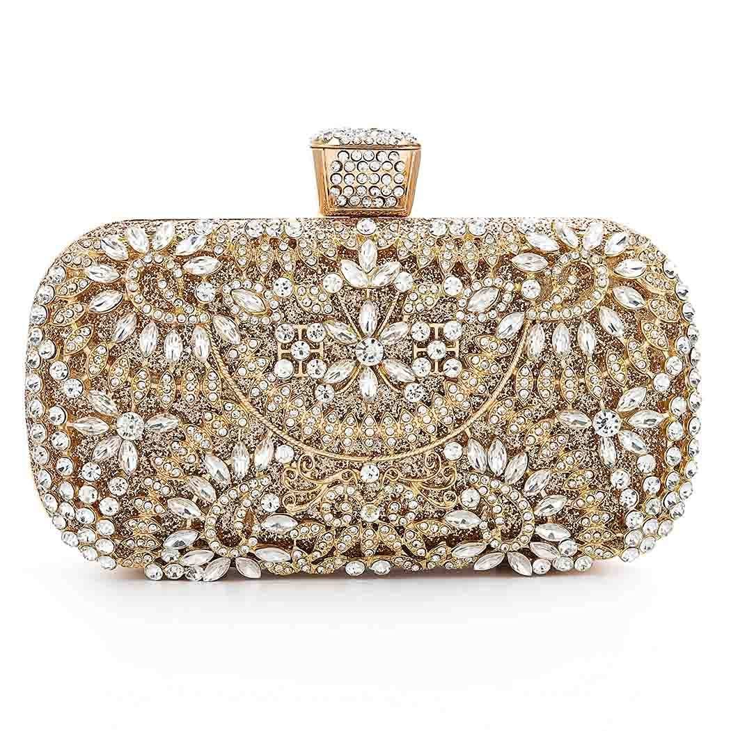 Luxurious Sparkly Rhinestone Evening Clutch for Special Occasions | Image