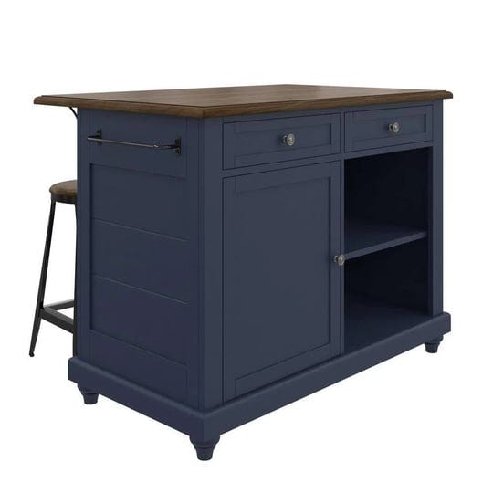 dorel-living-de20113-dhp-lawton-kitchen-island-with-2-stools-blue-1