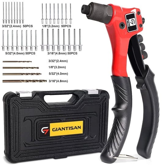 rivet-gun-giantisan-pop-rivet-tool-kit-with-200-rivets-and-4-drill-bits-manual-hand-riveter-kit-with-1