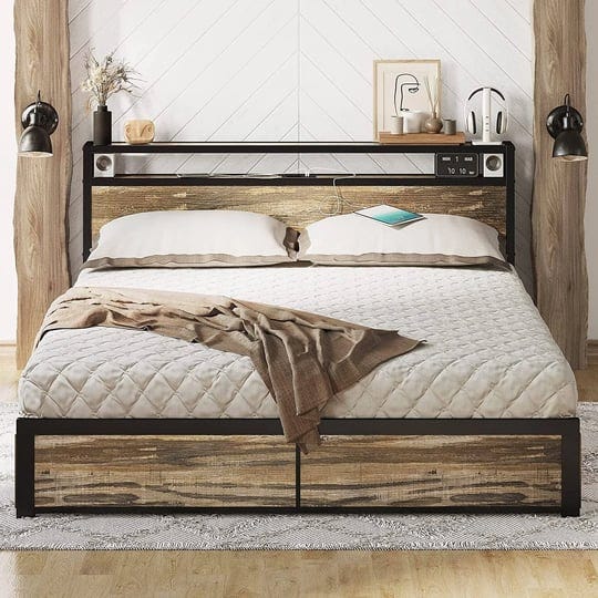 likimio-queen-bed-frame-with-storage-drawer-2-tier-storage-headboard-1