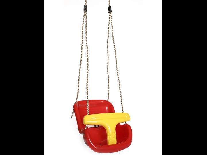 playberg-red-plastic-baby-and-toddler-swing-seat-with-hanging-ropes-1