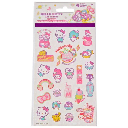 hello-kitty-and-friends-kawaii-4-sheet-variety-sticker-set-1