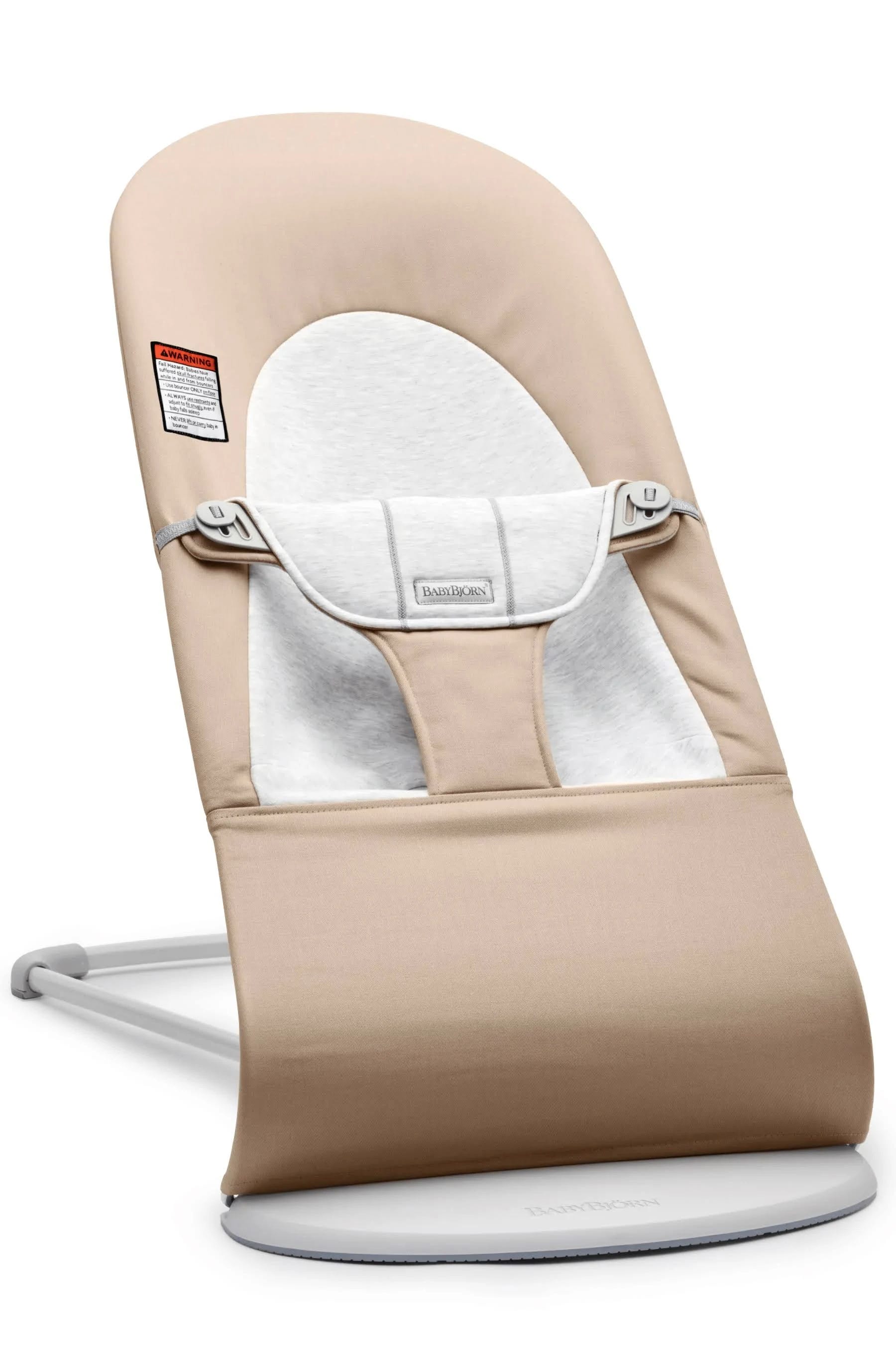 BabyBjorn Bouncer Balance in Soft Cotton/Jersey - Beige/Gray | Image