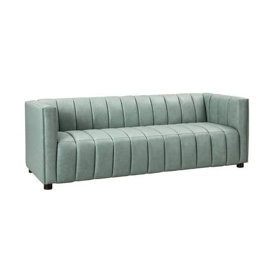 pachynus-83-in-wide-square-arm-genuine-leather-rectangle-contemporary-channel-tufted-sofa-in-sage-1