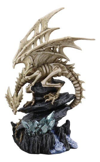 10-inchh-gothic-skeleton-bone-dragon-perching-on-crystal-cavern-statue-ghost-drake-gray-1