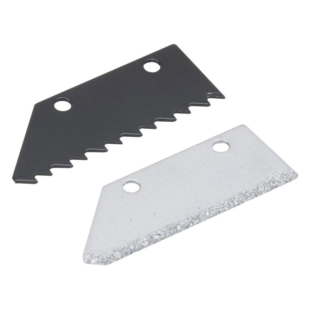 Grout Removal Tool with Tungsten Carbide Edge and Toothed Steel Blade | Image