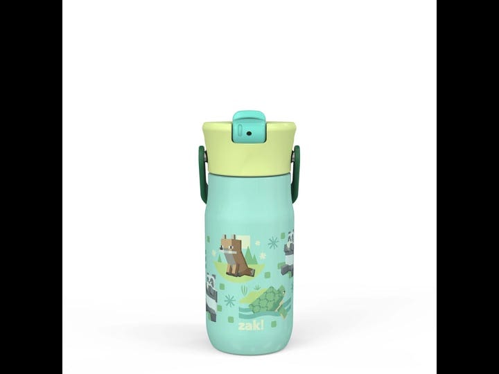 zak-designs-14oz-recycled-stainless-steel-vacuum-insulated-kids-water-bottle-minecraft-1