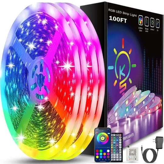 keepsmile-100ft-led-strip-lights-2-rolls-of-50ft-bluetooth-smart-app-music-sync-color-changing-rgb-l-1