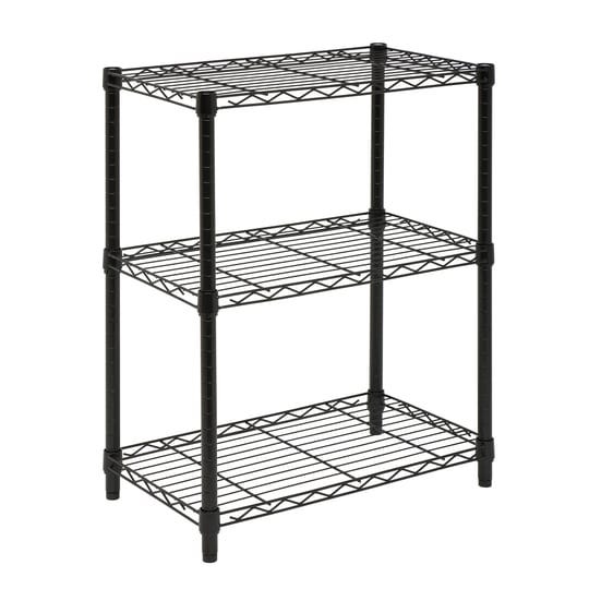 honey-can-do-3-tier-black-shelving-unit-1