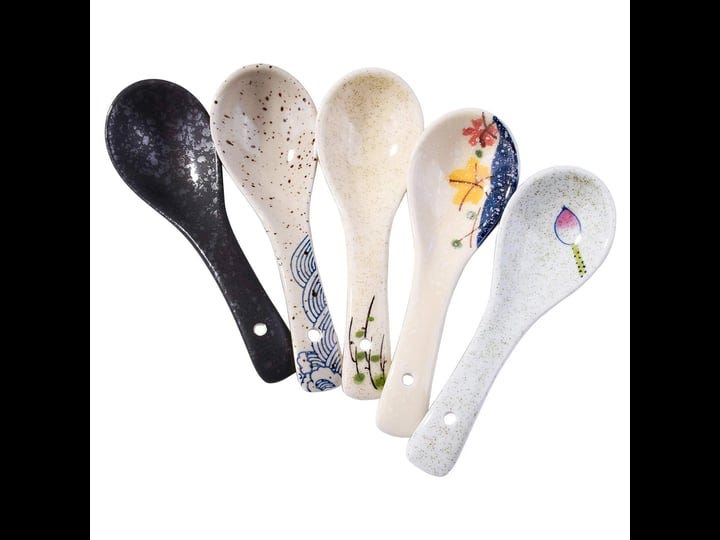 whitenesser-japanese-soup-spoons-set-of-5-delicate-ceramic-spoon-asian-spoons-suitable-for-soup-grav-1